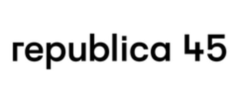 republica 45 Logo (EUIPO, 11/10/2022)