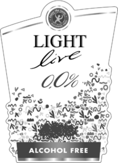 LIGHT live 0,0 % ALCOHOL FREE Logo (EUIPO, 01.03.2023)