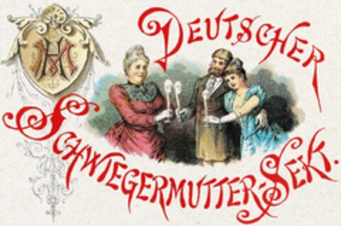 DEUTSCHER SCHWIEGERMUTTER-SEKT. Logo (EUIPO, 25.07.2023)