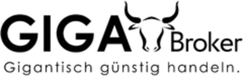 GIGA Broker Gigantisch günstig handeln. Logo (EUIPO, 01.02.2024)