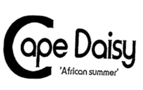 Cape Daisy African summer Logo (EUIPO, 10/29/1996)