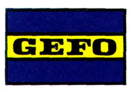 GEFO Logo (EUIPO, 13.04.1999)