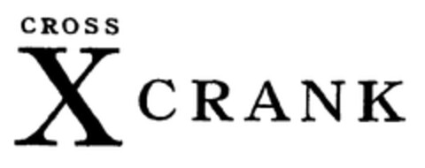 CROSS X CRANK Logo (EUIPO, 04/10/2000)