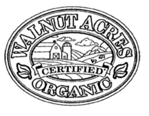 WALNUT ACRES CERTIFIED ORGANIC Logo (EUIPO, 15.02.2002)