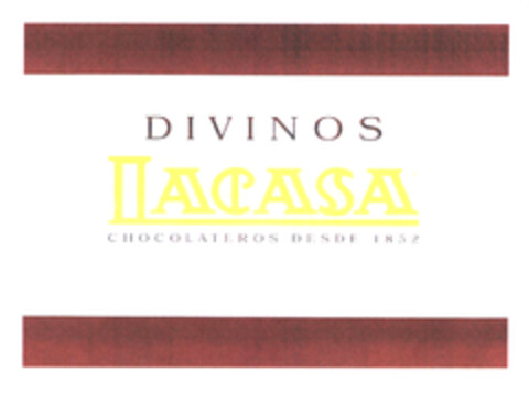 DIVINOS LACASA CHOCOLATEROS DESDE 1852 Logo (EUIPO, 05/27/2003)