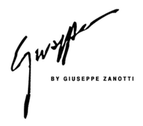 Giuseppe BY GIUSEPPE ZANOTTI Logo (EUIPO, 03/14/2005)