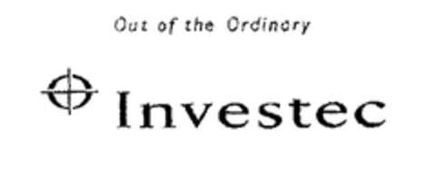 Out of the Ordinary INVESTEC Logo (EUIPO, 30.05.2006)