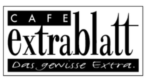 CAFE extrablatt Das gewisse Extra. Logo (EUIPO, 18.08.2009)