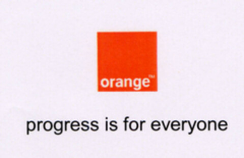 orange progress is for everyone Logo (EUIPO, 09/24/2010)