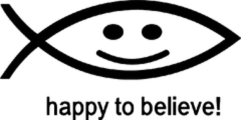 happy to believe! Logo (EUIPO, 09.09.2011)