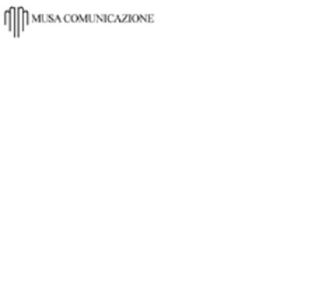MUSA COMUNICAZIONE Logo (EUIPO, 10/10/2012)