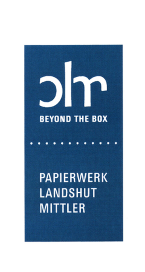 BEYOND THE BOX .......... PAPIERWERK LANDSHUT MITTLER Logo (EUIPO, 11.07.2013)