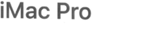 iMac Pro Logo (EUIPO, 14.06.2017)