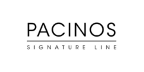 PACINOS SIGNATURE LINE Logo (EUIPO, 13.02.2018)