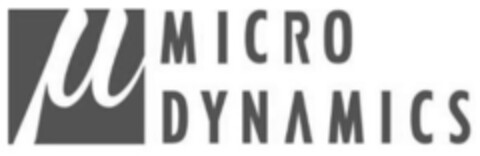 MICRO DYNAMICS Logo (EUIPO, 11.12.2019)