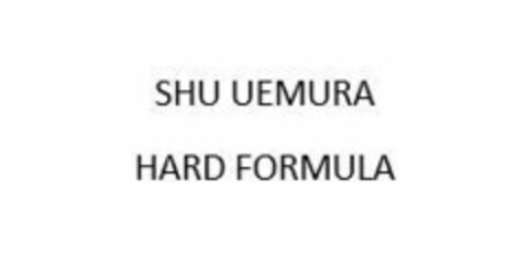 SHU UEMURA HARD FORMULA Logo (EUIPO, 09.02.2020)
