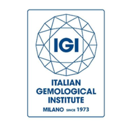 IGI ITALIAN GEMOLOGICAL INSTITUTE MILANO SINCE 1973 Logo (EUIPO, 03/26/2020)