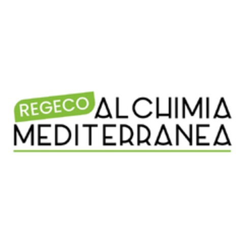 REGECO ALCHIMIA MEDITERRANEA Logo (EUIPO, 04.04.2022)