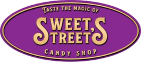 TASTE THE MAGIC OF SWEET STREET'S CANDY SHOP Logo (EUIPO, 17.10.2023)