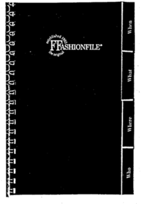 FFASHIONFILE established 1993 the original Logo (EUIPO, 04.08.1998)