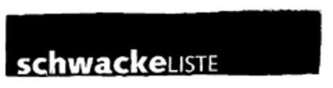 schwackeLISTE Logo (EUIPO, 26.10.1998)