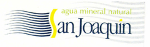 agua mineral natural San Joaquin Logo (EUIPO, 12.02.1999)