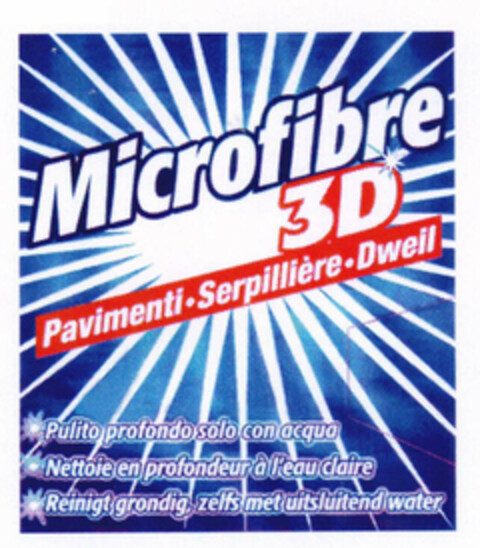 Microfibre 3D Pavimenti Serpillière Dweil Logo (EUIPO, 19.06.2001)