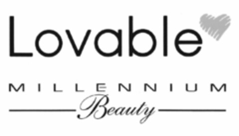 Lovable MILLENNIUM Beauty Logo (EUIPO, 26.07.2001)