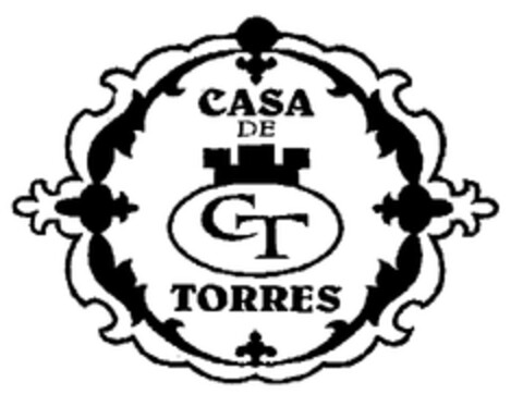 CASA DE TORRES CT Logo (EUIPO, 07/31/2002)