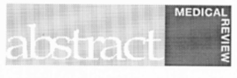 abstract MEDICAL REVIEW Logo (EUIPO, 08/23/2002)