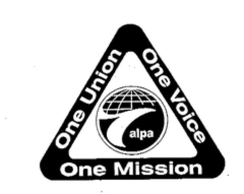 alpa One Union One Voice One Mission Logo (EUIPO, 30.03.2004)