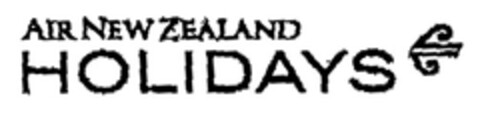 AIR NEW ZEALAND HOLIDAYS Logo (EUIPO, 17.09.2004)