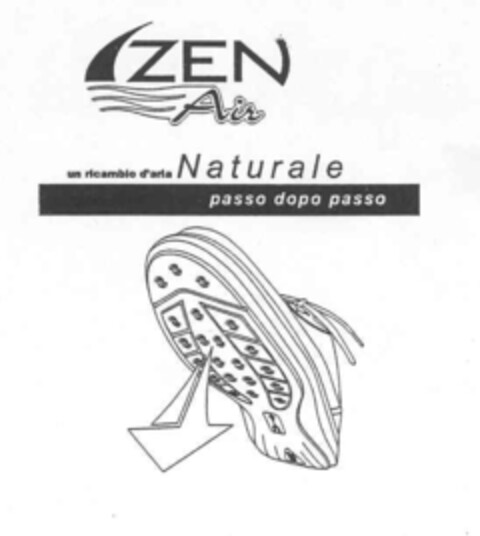 ZEN Air un ricambio d'aria naturale passo dopo passo Logo (EUIPO, 01/19/2006)