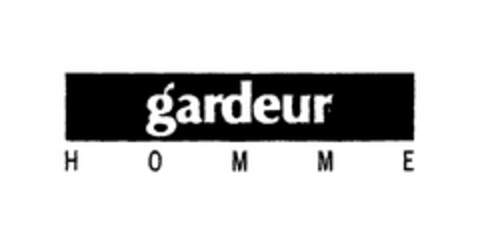 gardeur HOMME Logo (EUIPO, 05.04.2007)