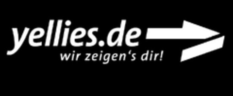 yellies.de wir zeigen's dir! Logo (EUIPO, 26.10.2007)