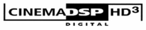 CINEMADSP HD3 DIGITAL Logo (EUIPO, 14.11.2007)