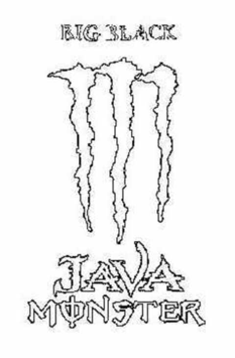 BIG BLACK JAVA MONSTER Logo (EUIPO, 12/19/2007)