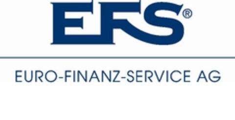 EFS EURO-FINANZ-SERVICE AG Logo (EUIPO, 29.05.2008)