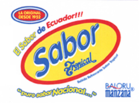 SABOR Tropical Logo (EUIPO, 20.11.2008)