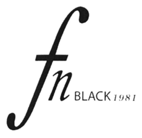 fn BLACK 1981 Logo (EUIPO, 09.12.2008)