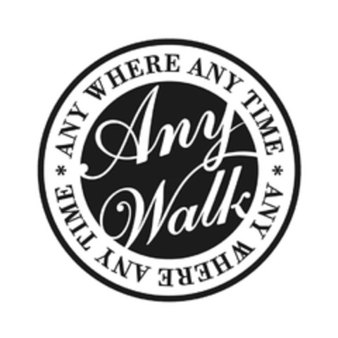Any Walk ANY WHERE ANY TIME Logo (EUIPO, 26.07.2010)