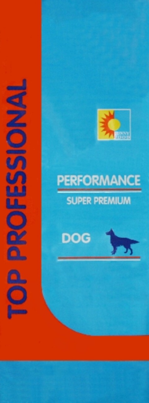 TOP PROFESSIONAL PERFORMANCE SUPER PREMIUM DOG SUNNY FOOD Logo (EUIPO, 09/16/2011)