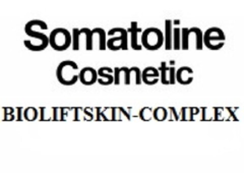 SOMATOLINE COSMETIC BIOLIFTSKIN-COMPLEX Logo (EUIPO, 11/25/2013)