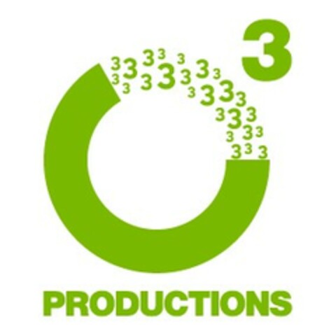 O3 PRODUCTIONS Logo (EUIPO, 03/10/2014)