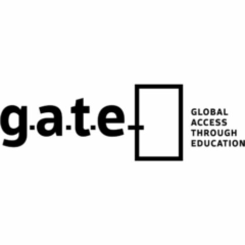 GATE GLOBAL ACCESS THROUGH EDUCATION Logo (EUIPO, 05/30/2014)