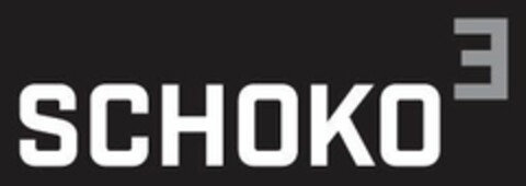 SCHOKO³ Logo (EUIPO, 14.03.2018)