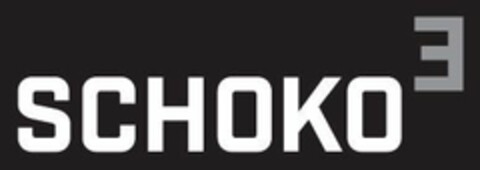 SCHOKO³ Logo (EUIPO, 03/14/2018)