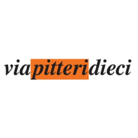 VIAPITTERIDIECI Logo (EUIPO, 29.10.2020)