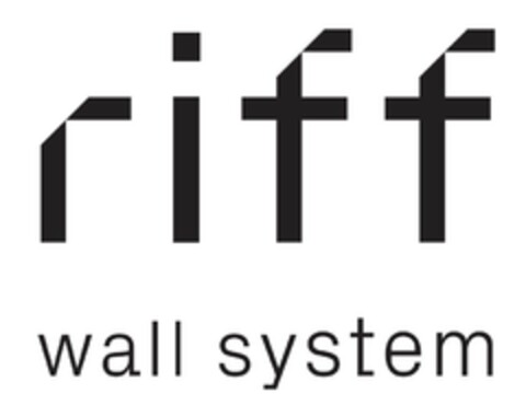 RIFF WALL SYSTEM Logo (EUIPO, 09.03.2022)