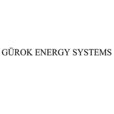 Gürok Energy Systems Logo (EUIPO, 04/25/2023)